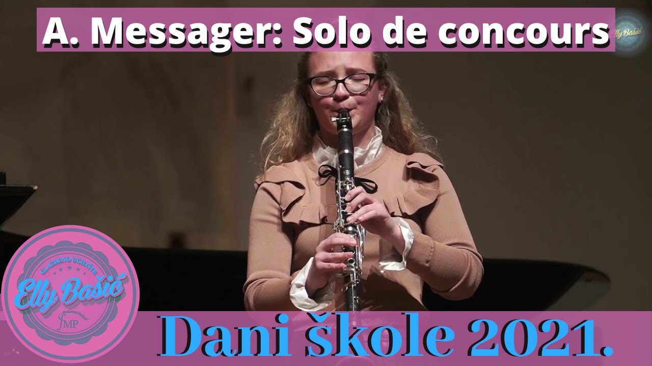 A. Messager: Solo de concours
