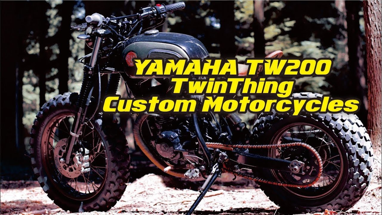 'The Bear' Yamaha TW200 by TwinThing Custom Motorcycles UK