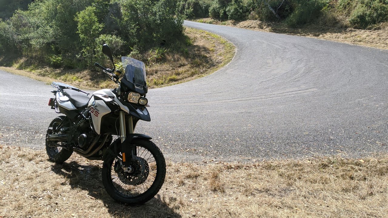 BMW F800GS + Yoshimura R77 - Ebbetts Pass [Raw Audio, No Commentary]