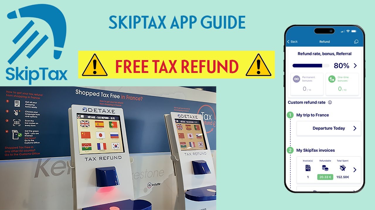 SkipTax | Пошаговое руководство по простому возврату НДС для путешественников