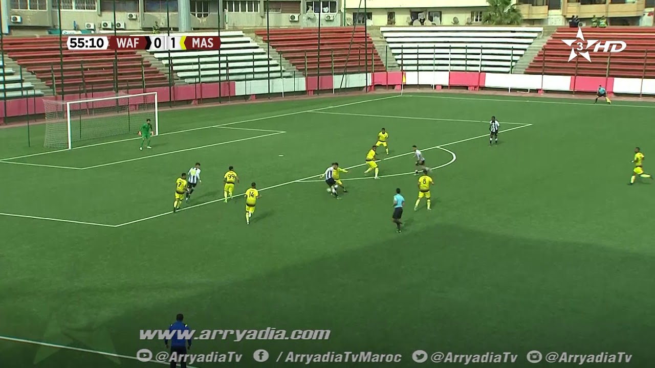 الوداد الفاسي 1-1 المغرب الفاسي هدف سيدريك إليزي في الدقيقة 56.  #البطولة_الإحترافية_القسم2|الجولة18