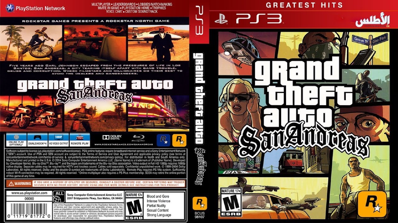 GTA: San Andreas (геймплей PS3) [HD/60FPS]