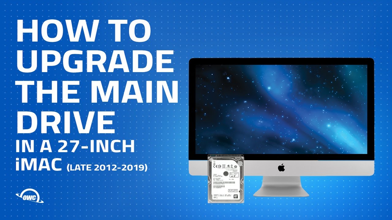 Как обновить основной диск в 27-дюймовом iMac (конец 2012 г. – 2019 г.)