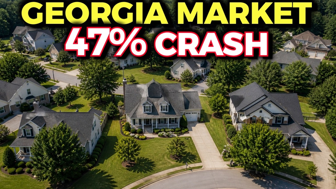 Top 10 Georgia Cities Where the Housing Market Is Falling Apart