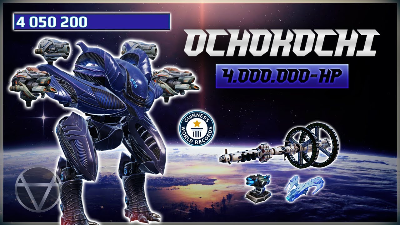 [WR] 🔥 WORLD RECORD! 4 Million HP OCHOKOCHI – Mk3 Gameplay | War Robots