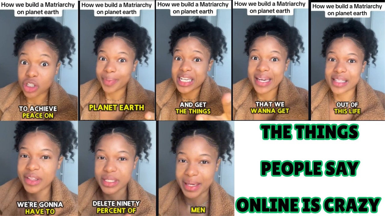 |NEWS| She Said Inorder To Have World Peace Women Need To Get Rid Of Men?