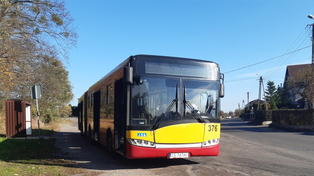 MZK Grudziądz - Linia: C8 - Kierunek: Jaskółcza/Cmentarz - Solaris Urbino 18 III 