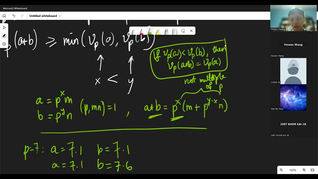 p-adic Valuation (Junior) - IMO Camp Malaysia