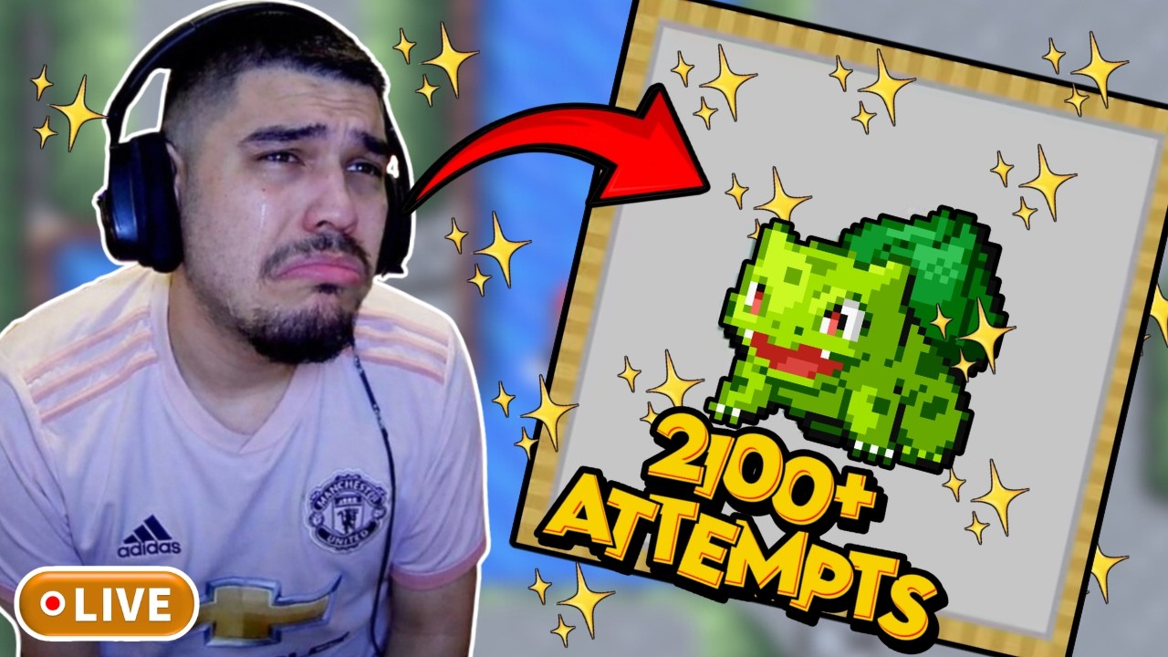 MY FIRST Bulbasaur SHINY HUNT In Pokemon Leaf Green! (DAY 9)
