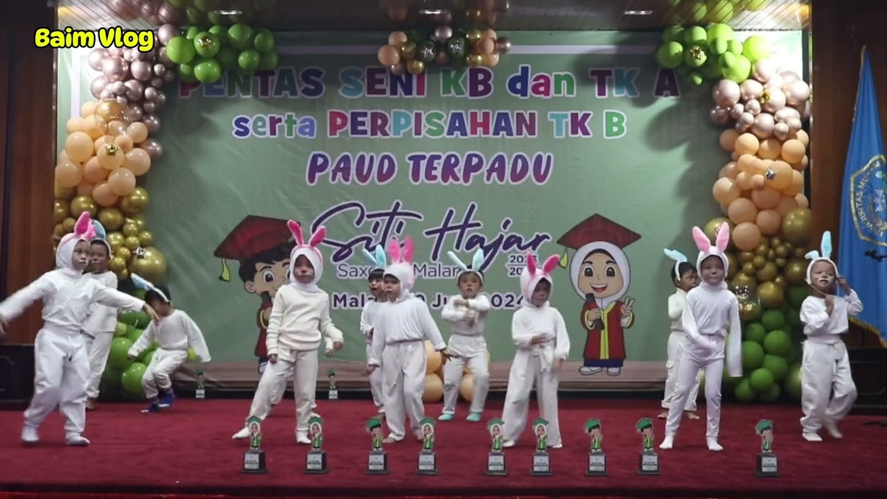 Baim's Vlog : Tari Kelinci KB Siti Hajar Malang