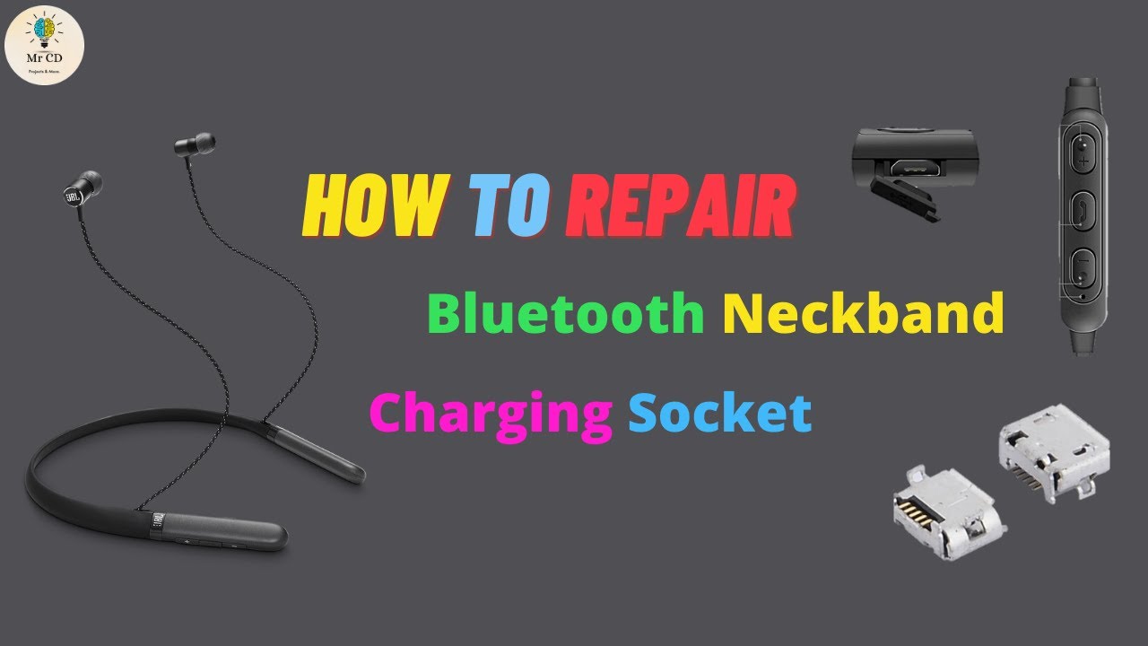 How To Repair Bluetooth Neckband Charging Socket || Fix Charging Problem In Bluetooth Neckband