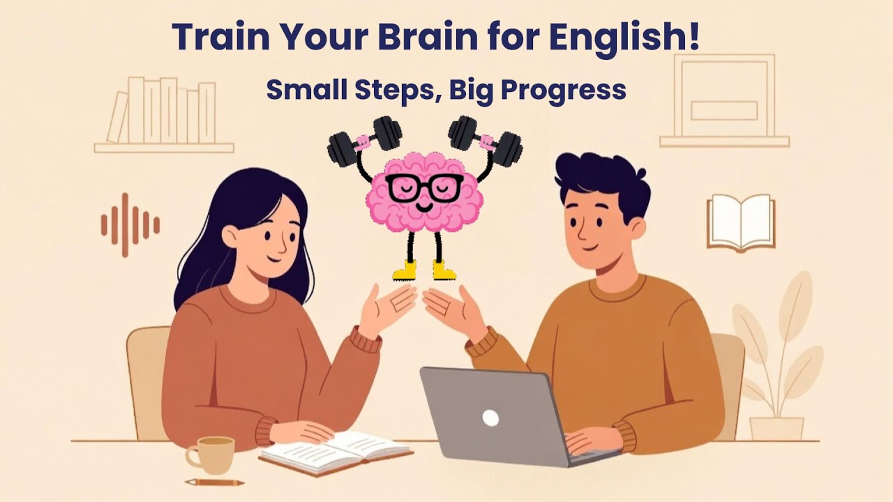 Train Your Brain for English! 🧠💬 Small Steps, Big Progress