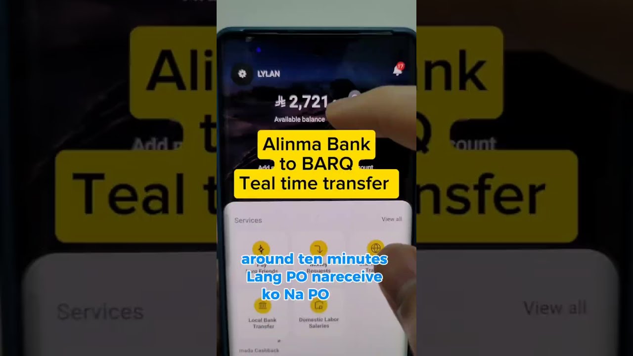 Как перевести деньги из Alinma Bank в Barq | Быстрый перевод в режиме реального времени