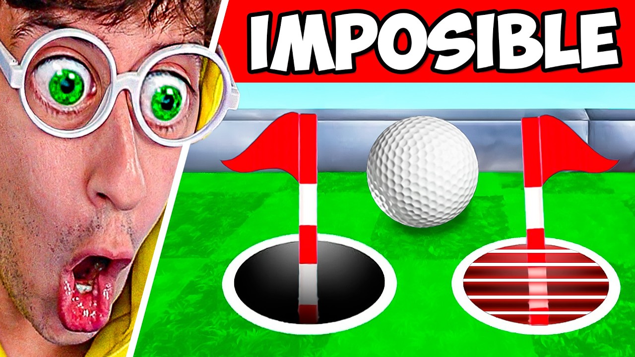 Hoyo 🤡 NOOB vs PRO 🔥 en GOLF IT