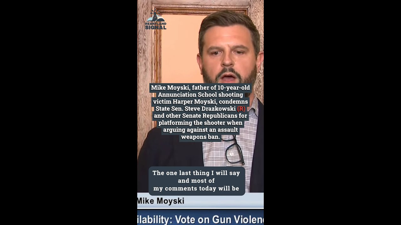 Mike Moyski condemns State Sen. Steve Drazkowski (R) for platforming school shooters