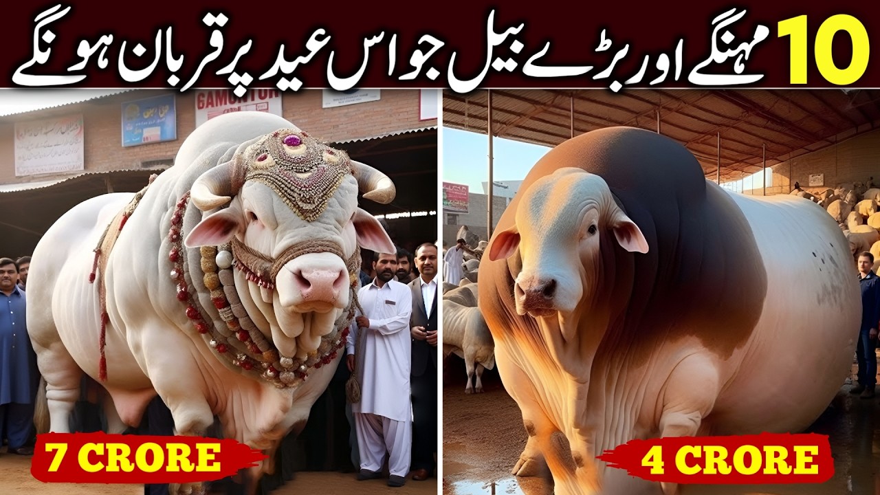 Biggest Qurbani Animals on Eid ul Adha 2026 | Most Expensive Sacrifice Animals