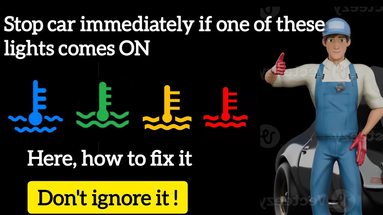 How to fix coolant temperature warning light comes ON, on dashboard#carmaintenance#cardashboard