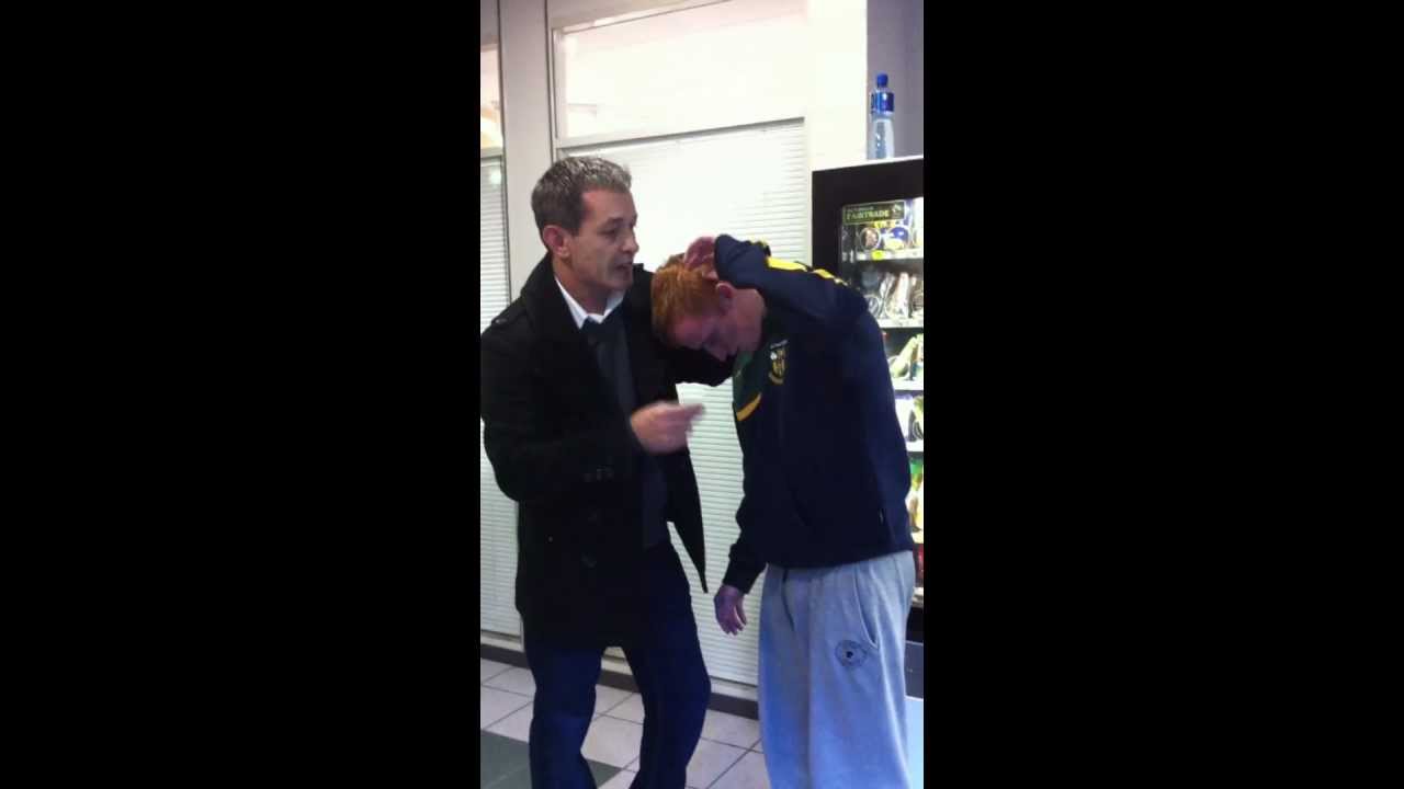 Thought Control by Karl Anthony from Street Hypnosis Ireland @ work. Guy Hypnotised - Hand Stick