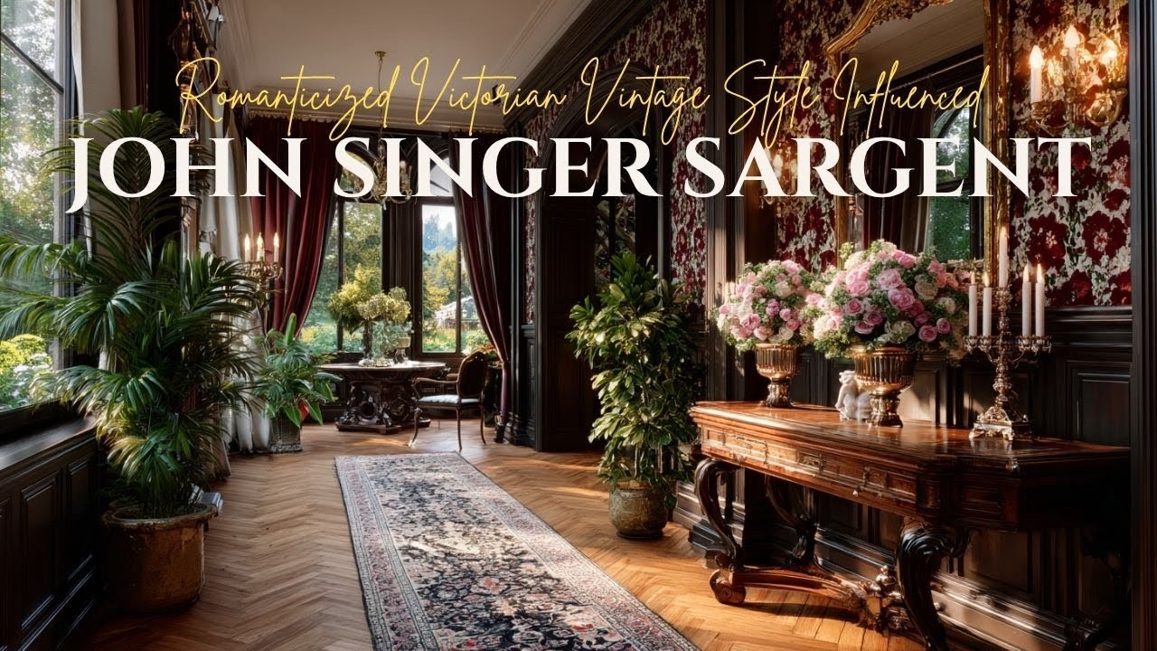 Romanticized Victorian Vintage Style Influenced by John Singer Sargent’s Era