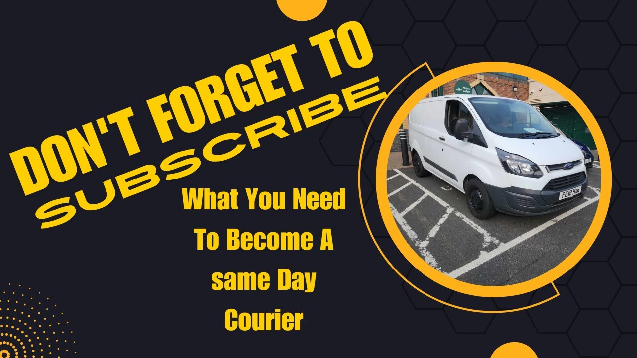 What You Need To Start A Same Day Courier Business