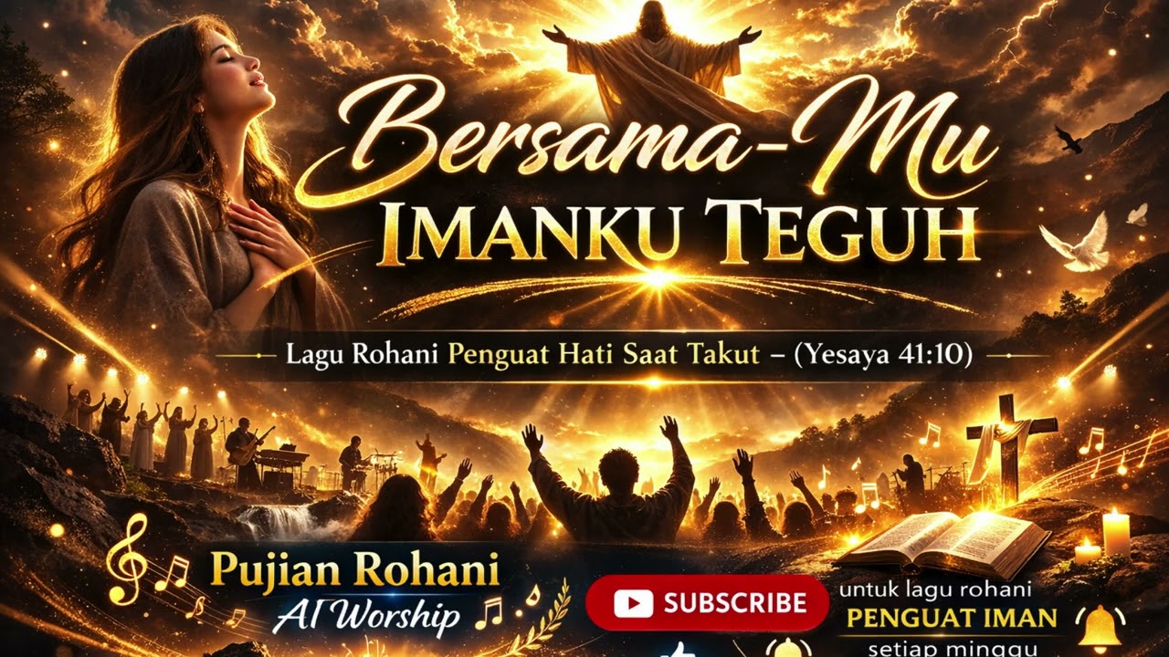 Bersama-Mu Imanku Teguh | Lagu Rohani choir Cinematic Versi AI