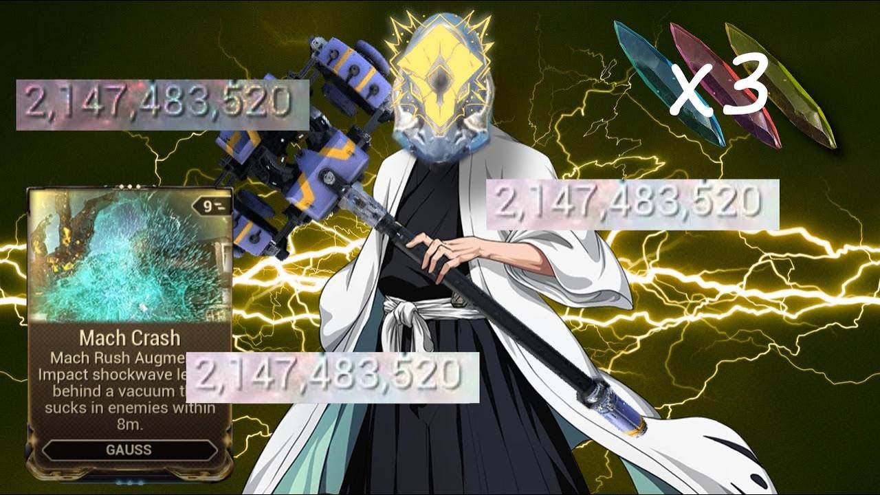 Warframe - GAUSS & Arca Titron - Mind-blowing 2 Billion DMG synergy! Fastest combo gain in history!