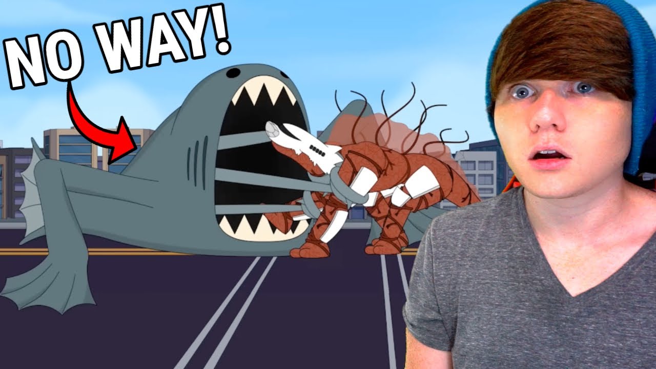 BLOOP vs. INFECTED SKY... (Cartoon Animation) GameToons REACTION!