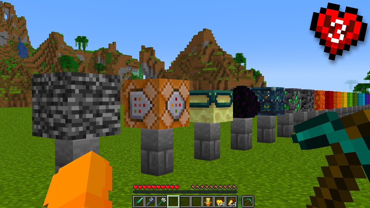 Begyüjtöttem az Összes Blockot a Minecraftban