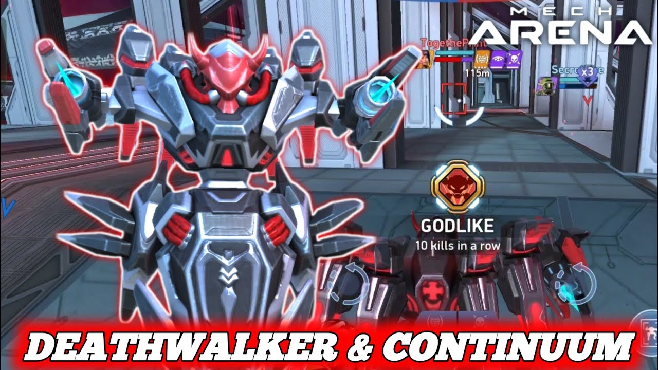 Deathwalker and Continuum: An Immortal and Infinite Build - Mech Arena