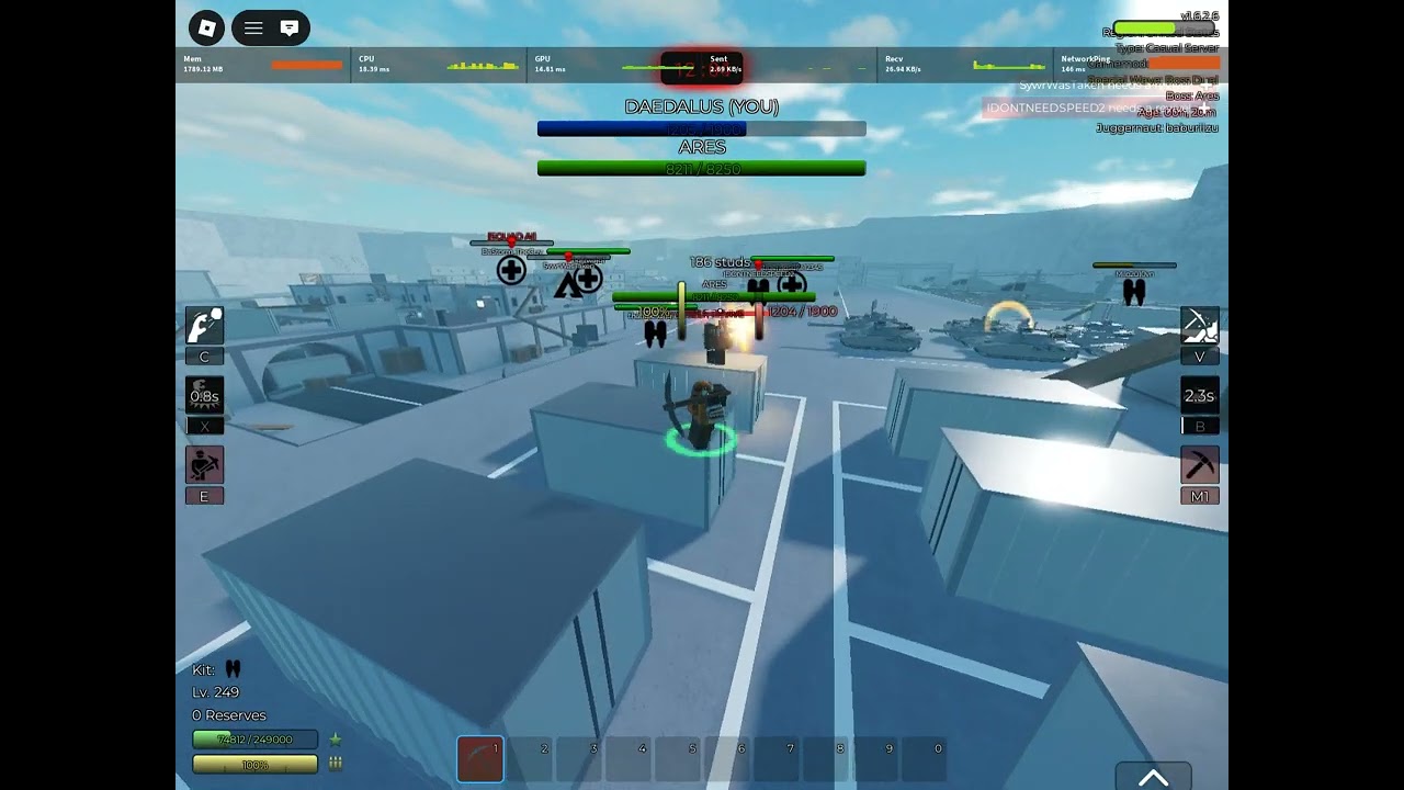 (DvN: Stronghold Showdown) Ally Daedalus vs Ares
