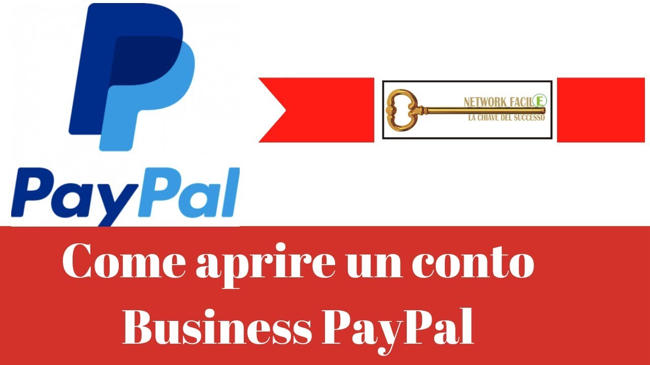 Aprire un conto Business PayPal S