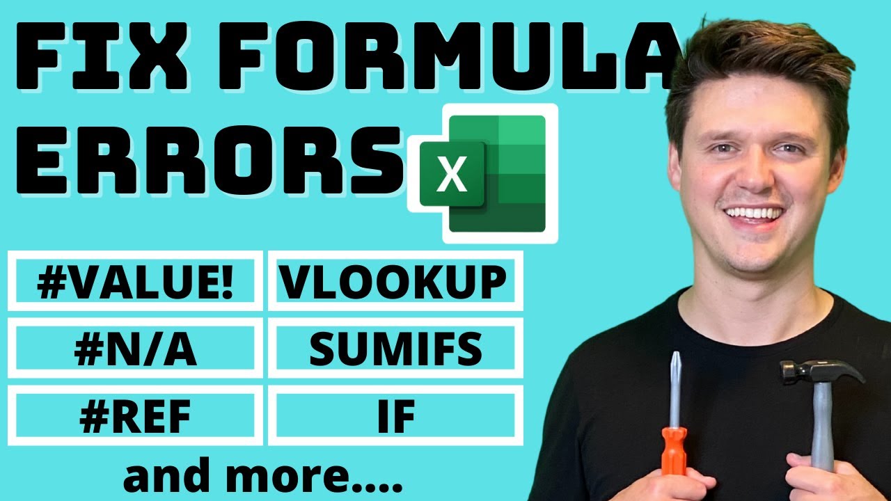 How To Fix Common Excel Formula Errors
