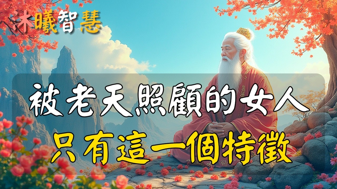 注意：女人有這個特徵，已經修行得很厲害了！這樣的女人，絕不是普通人！身為女人最高境界，看不出實際年齡！#沐曦智慧 y