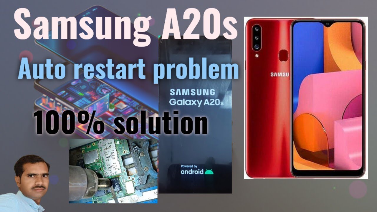 SAMSUNG A20S AUTO RESTART PROBLEM / 100% solution ✅✅   #mobilerepairing