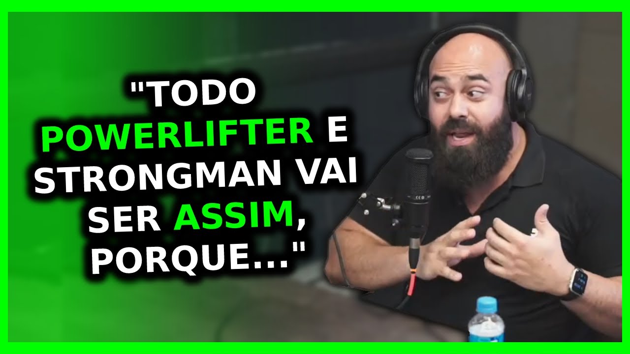 POR QUE POWERLIFTERS E STRONGMANS SÃO GORDOS? *mostrou foto* | Ironberg Podcast Max Titanium Cariani