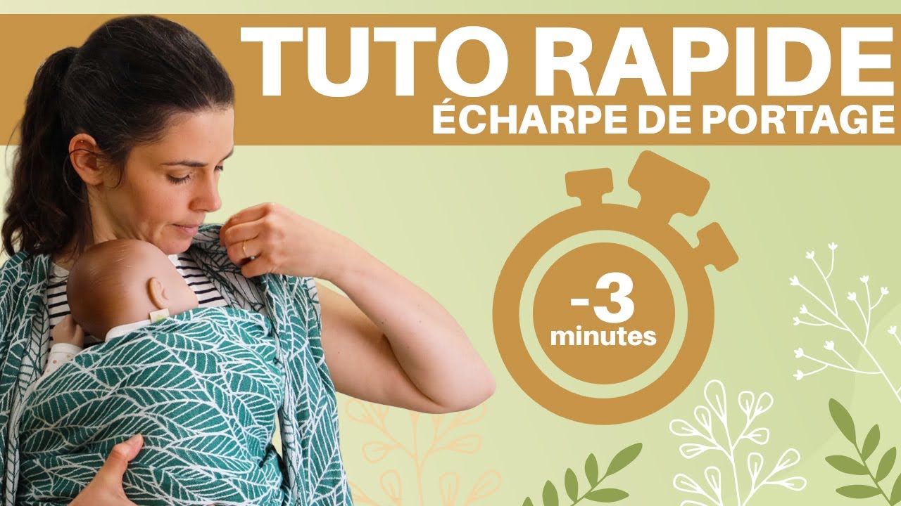 TUTO - ECHARPE DE PORTAGE TISSEE NATURIOU