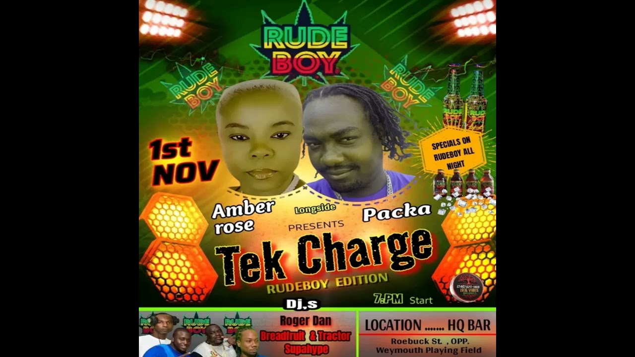 GAZA NATION ENT' - AMBER ROSE & PACKA - TEK CHARGE RUDEBOY EDITION (NOV 1ST 2025)