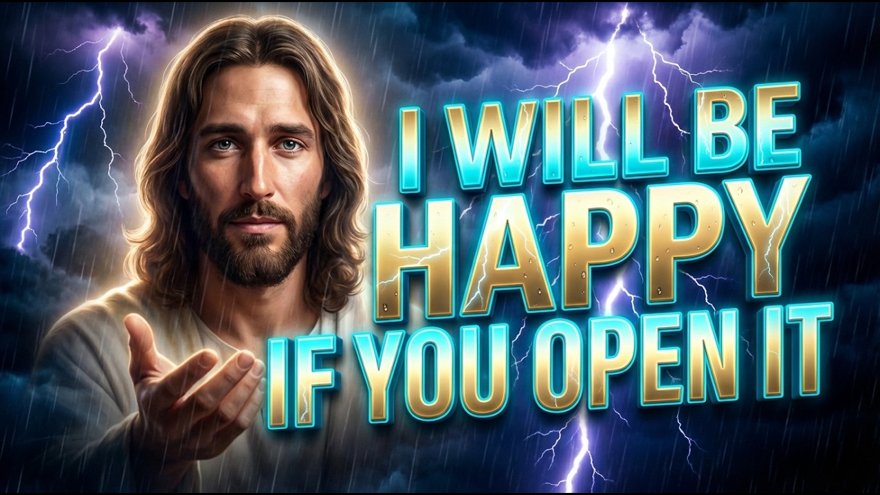 GOD SAYS: I WILL BE HAPPY IF YOU OPEN IT! GOD MESSAGE NOW | GOD MESSAGE TODAY