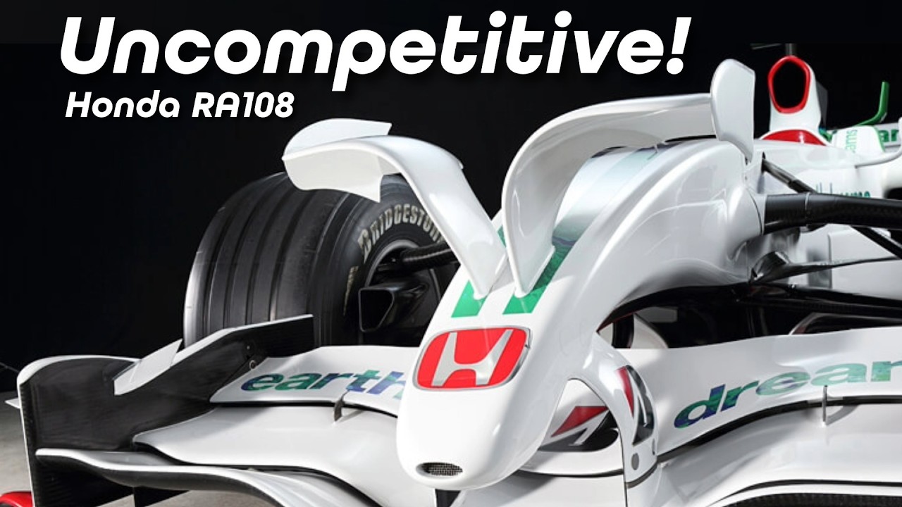 Honda RA108 F1: Самый мощный автомобиль, когда-либо созданный компанией Honda.