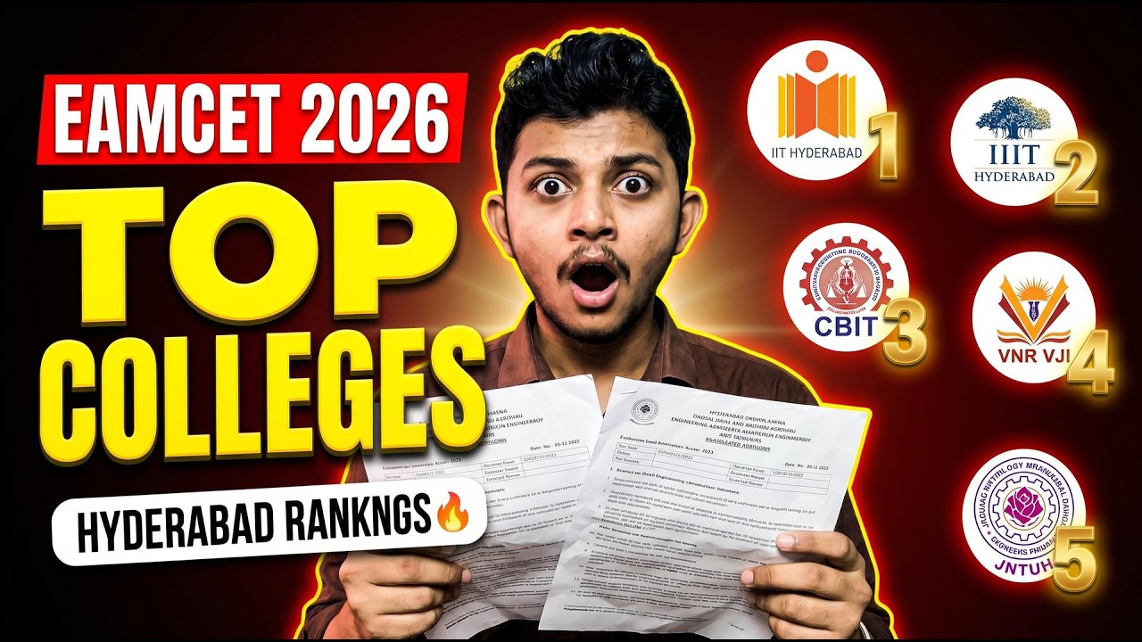 Top 10 Engineering Colleges in Hyderabad 2026 🔥 Placements, Fees & Reality in Telugu