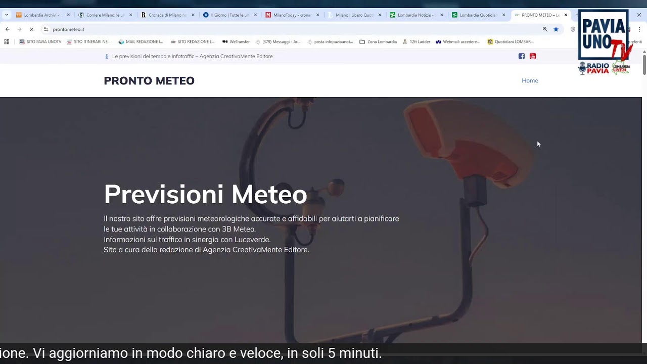 Pavia Uno TV Radio Pavia Breaking News - 13 febbraio 2026