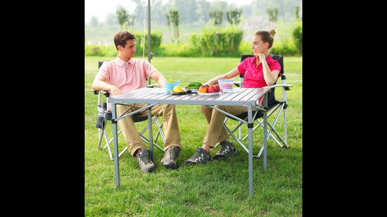 KingCamp Steel Frame Fold Camp Table (KC3866SB)