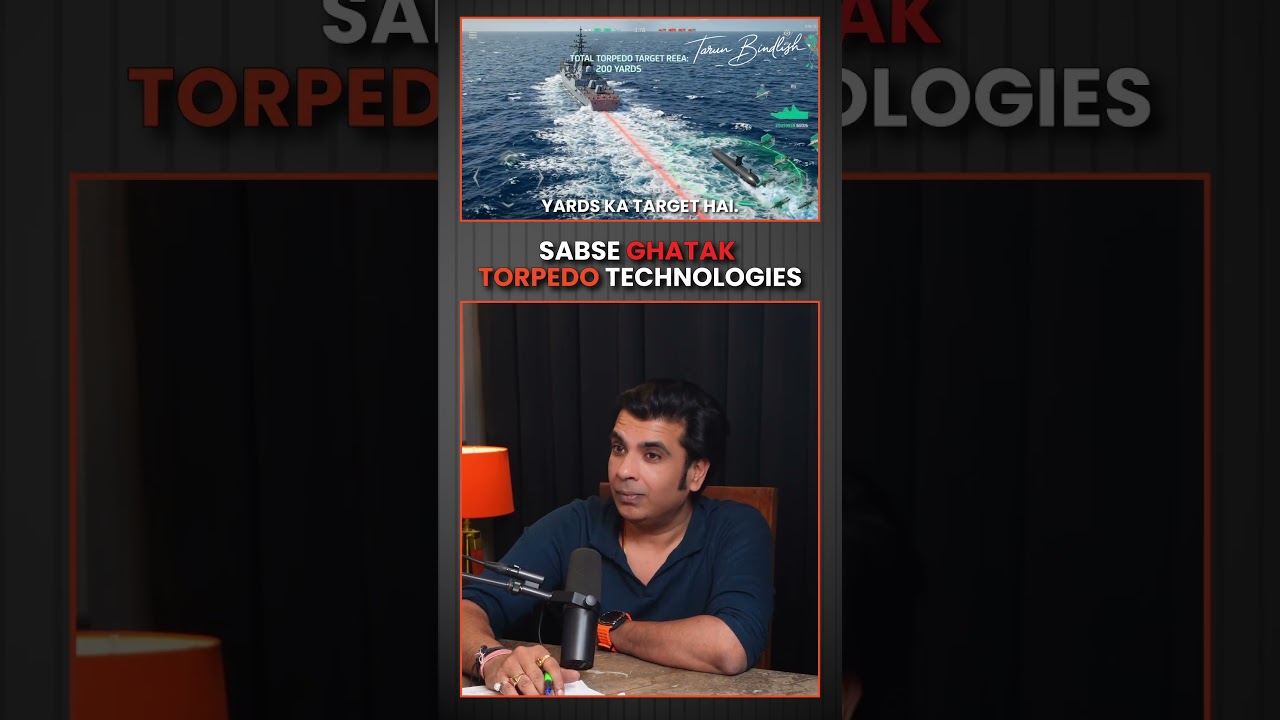 4 Powerful Technologies of Indian Torpedos! | Tarun Bindlish #tarunbindlish #shorts #indiannavy
