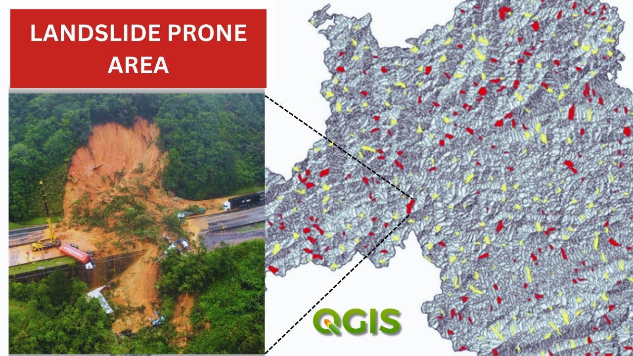 Оценка оползневой восприимчивости на основе единиц уклона в QGIS | GeoDev