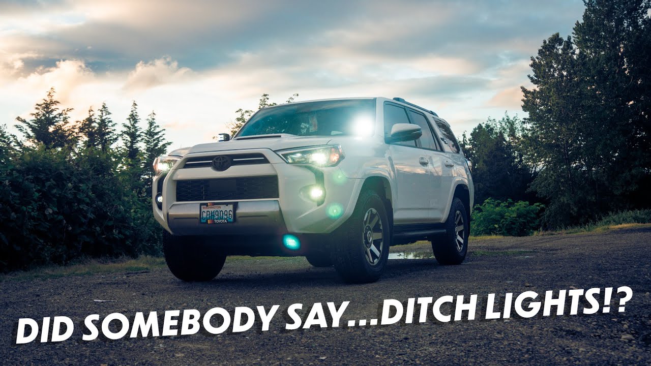 Cali Raised LED Ditch Lights 4Runner Install Special Sauce Ep.25
