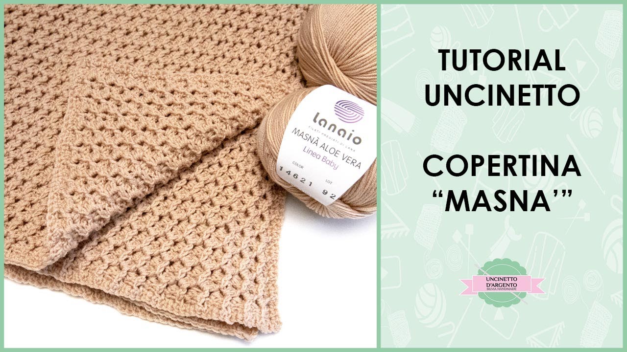 Tutorial copertina uncinetto 