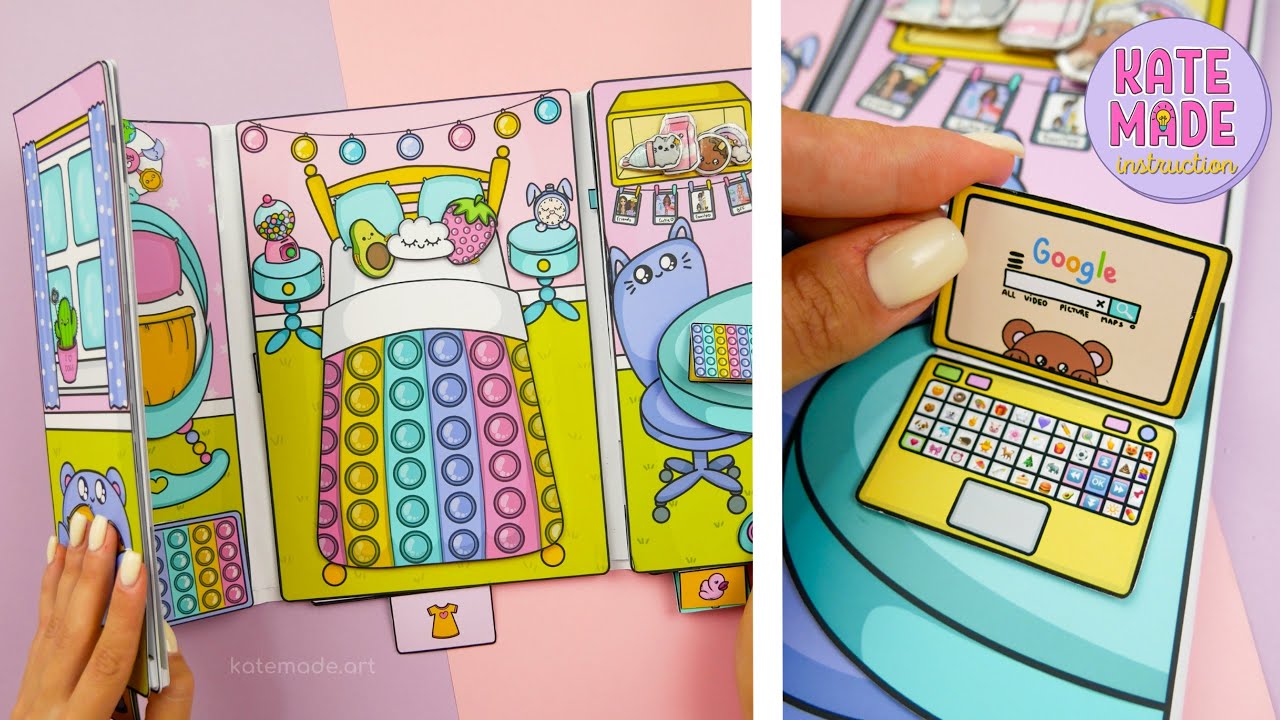 Pop it family dollhouse | Tutorial
