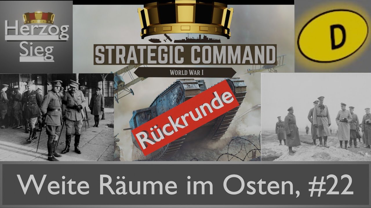 Strategic Command WW1: Entente, vs Duedman, Multiplayer Lets Play, #22 Weite Räume im Osten