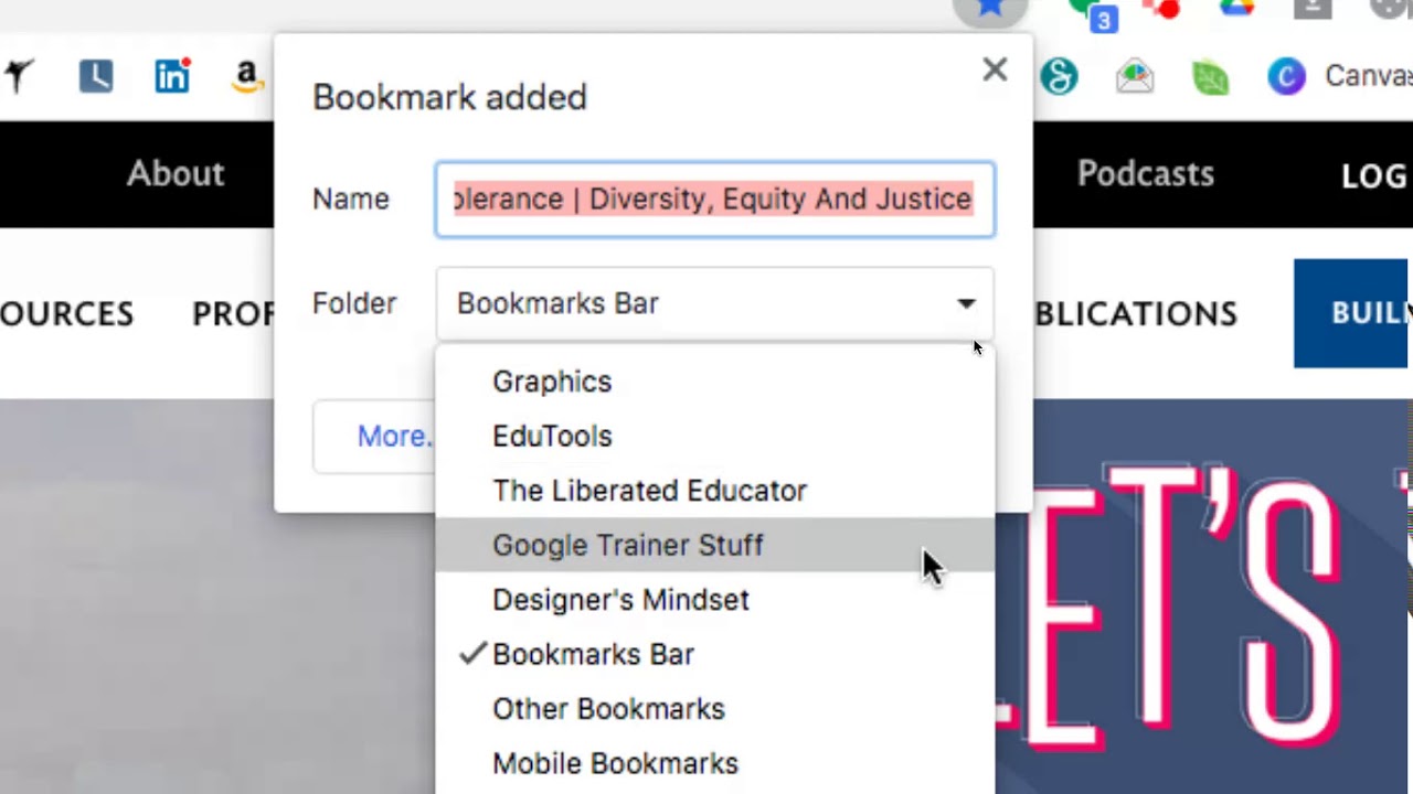 Chrome Bookmarks