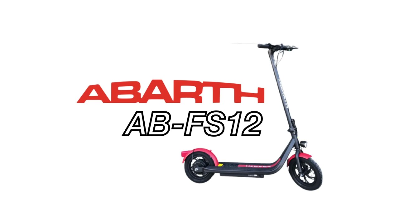 Monopattino Elettrico ABARTH AB-FS12 - Unboxing e Assemblaggio - Bikeandmob.it